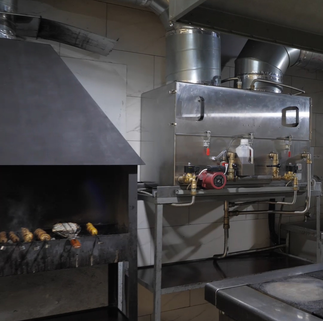 Гидрофильтр для мангала